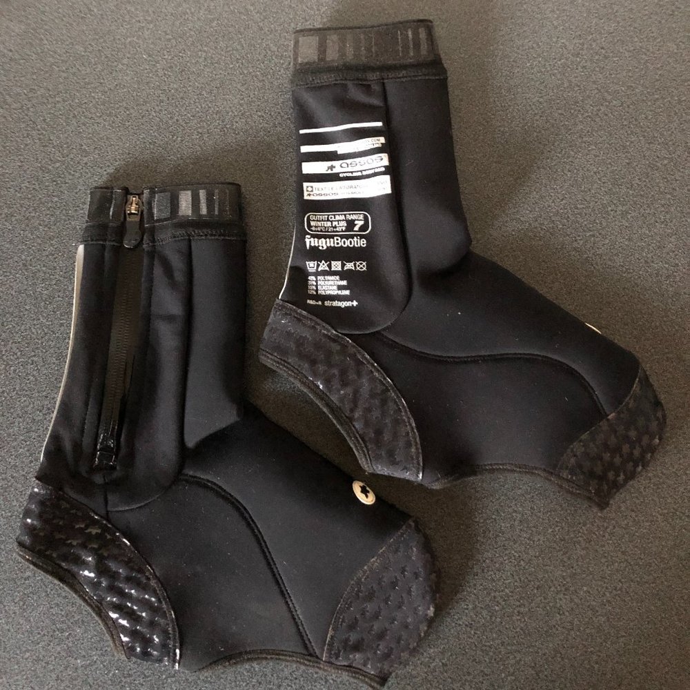 NEW Assos Winter Cycling Booties FUGU S7 Size 0 (US 4-6.5 EU 36-39)
